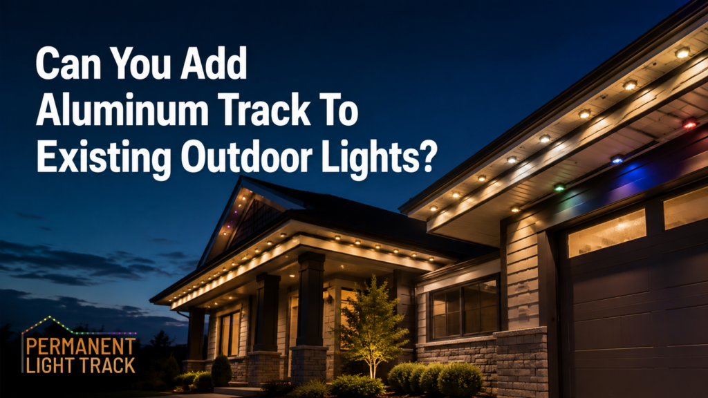 Can You Add Aluminum Track To Existing Outdoor Lights?